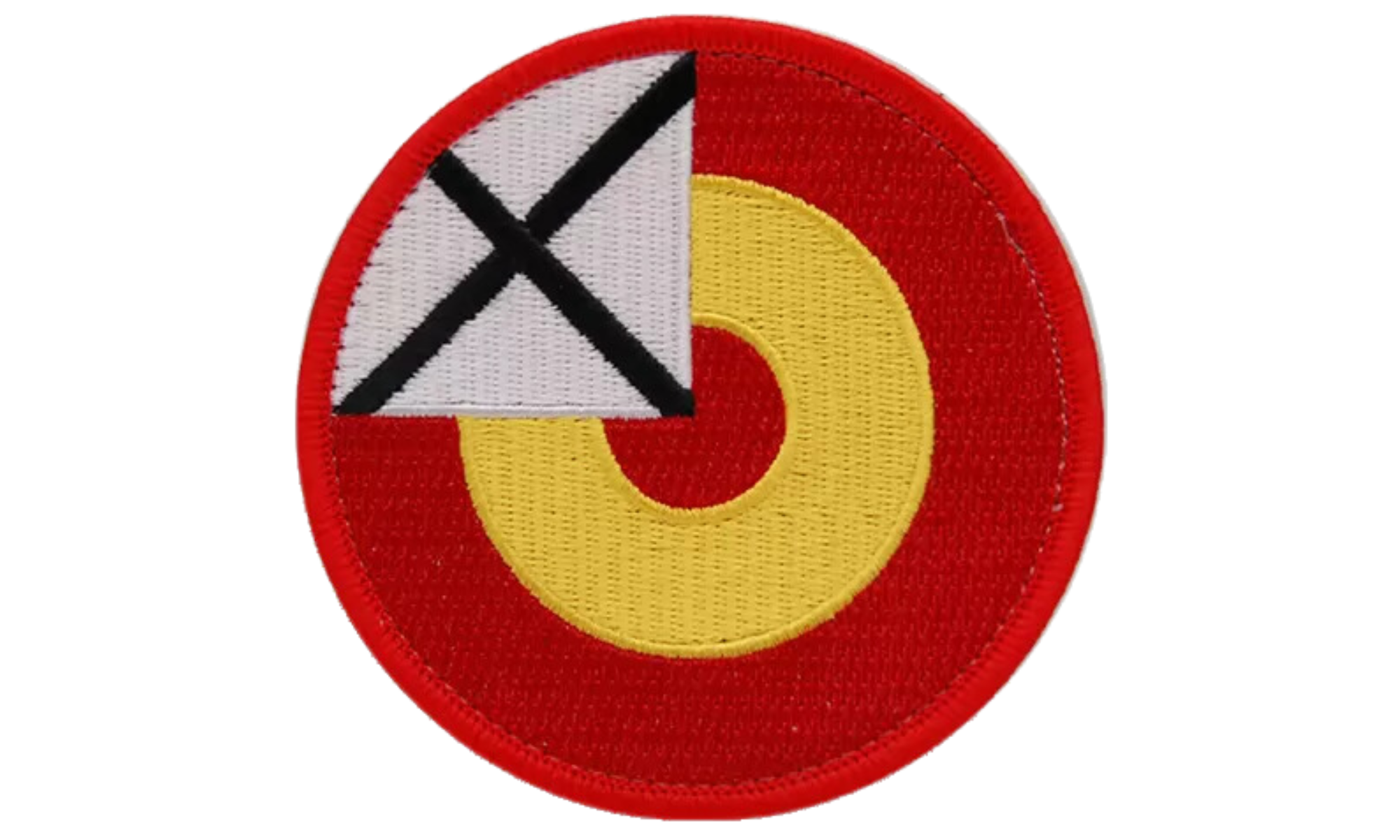 Spain Cross Rounded Patch with Velcro